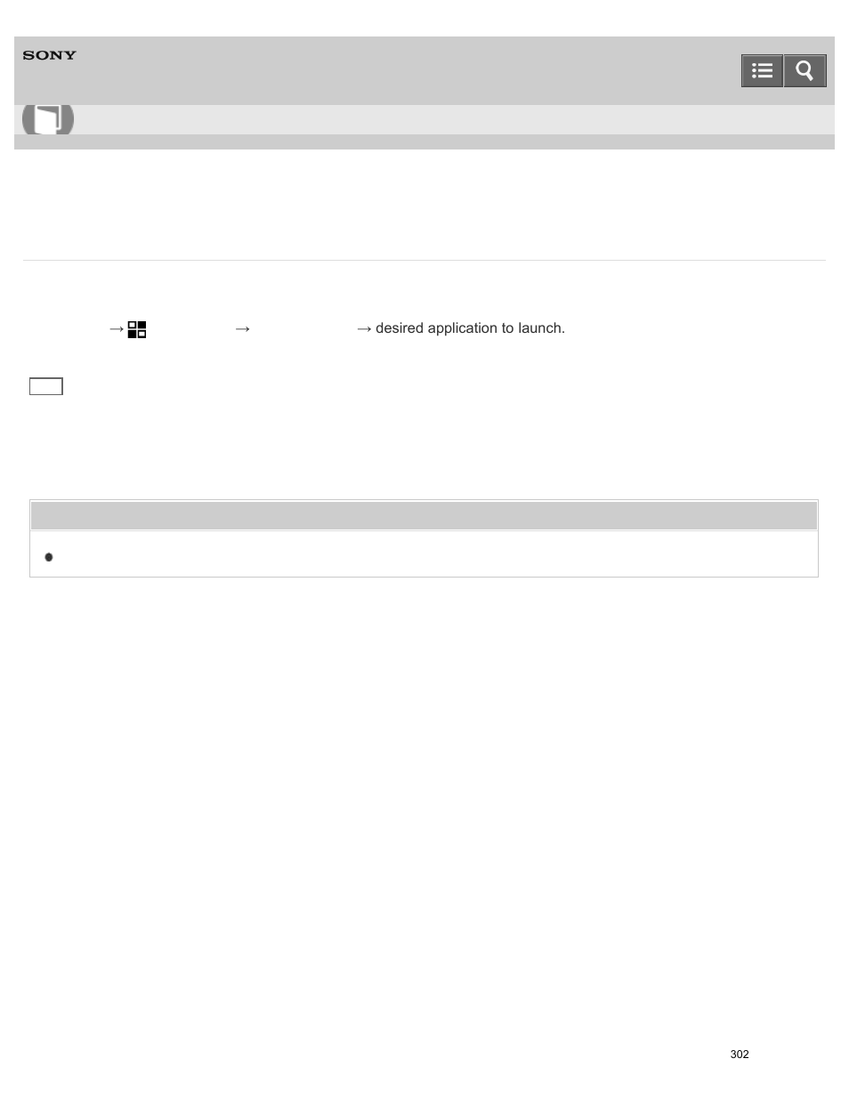 Launching the downloaded application, Help guide | Sony ILCE-5000 User Manual | Page 302 / 406