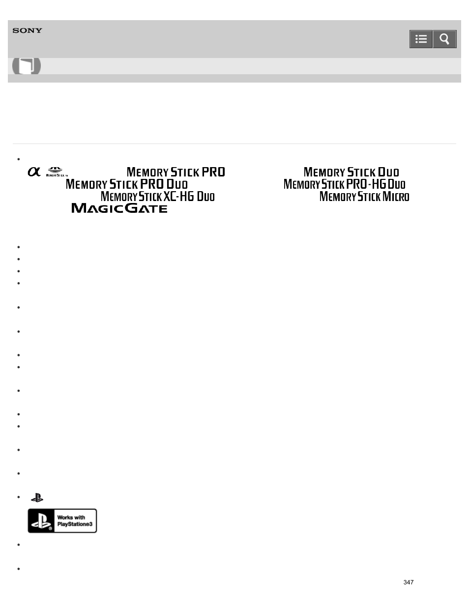 Trademarks, Help guide | Sony ILCE-5000 User Manual | Page 347 / 406