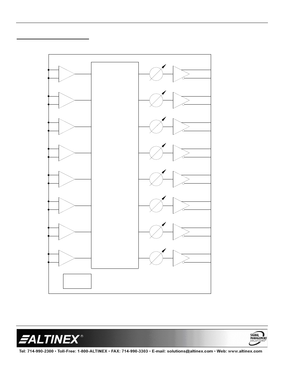 Diagram 2: internal view, Multitasker | Altinex MT110-103 User Manual | Page 7 / 26