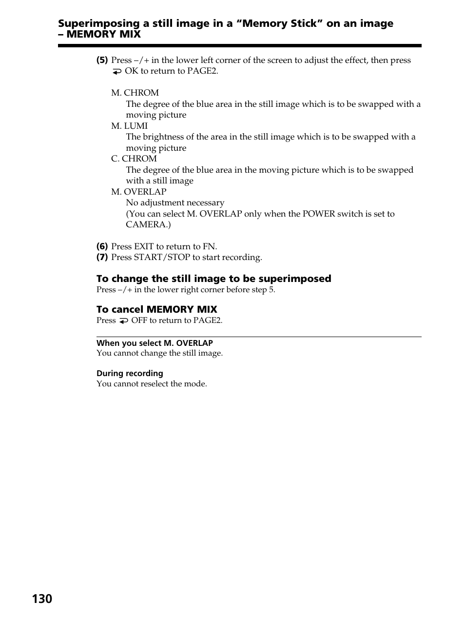 Sony DCR-PC105 User Manual | Page 130 / 240