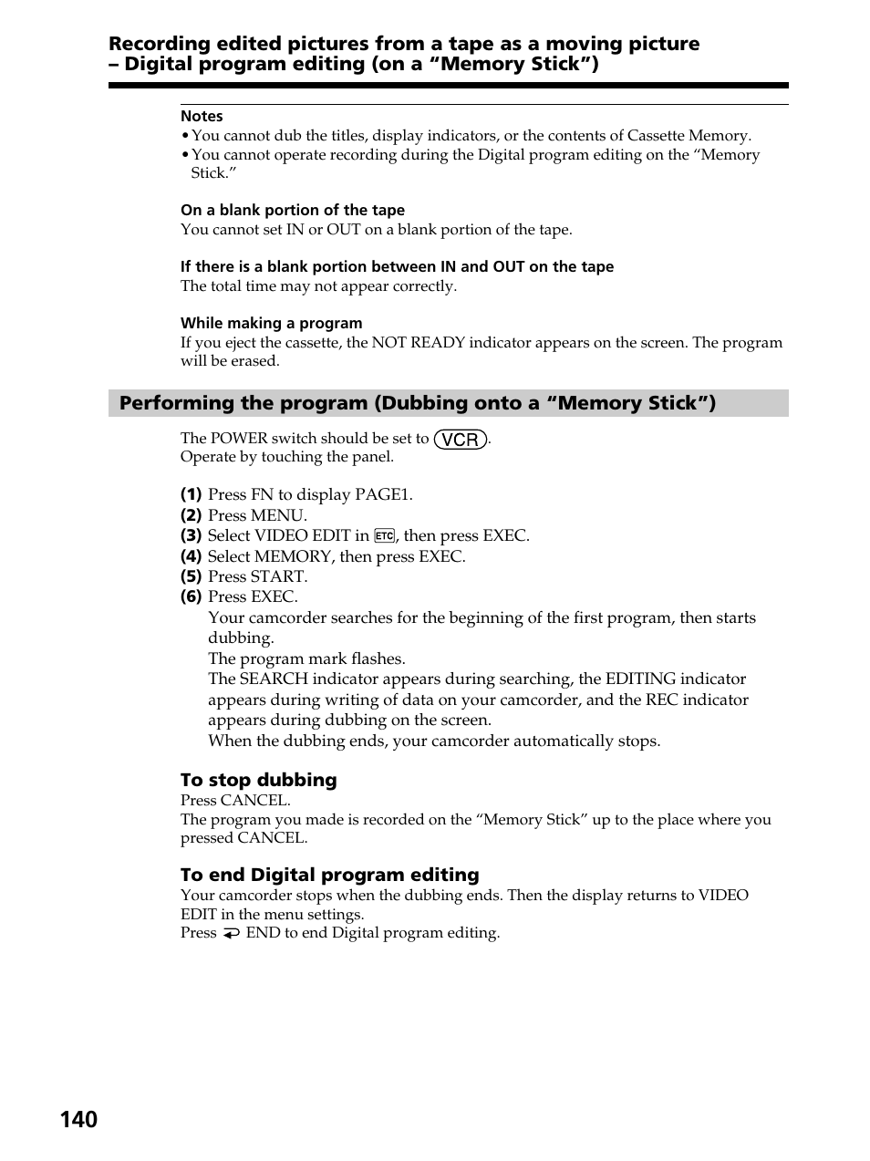 Sony DCR-PC105 User Manual | Page 140 / 240