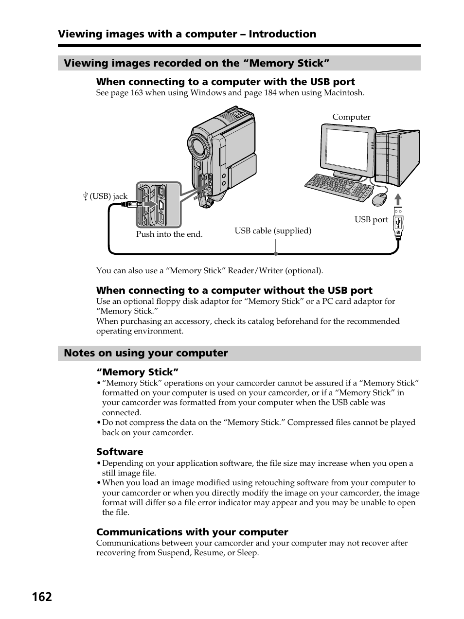 Sony DCR-PC105 User Manual | Page 162 / 240