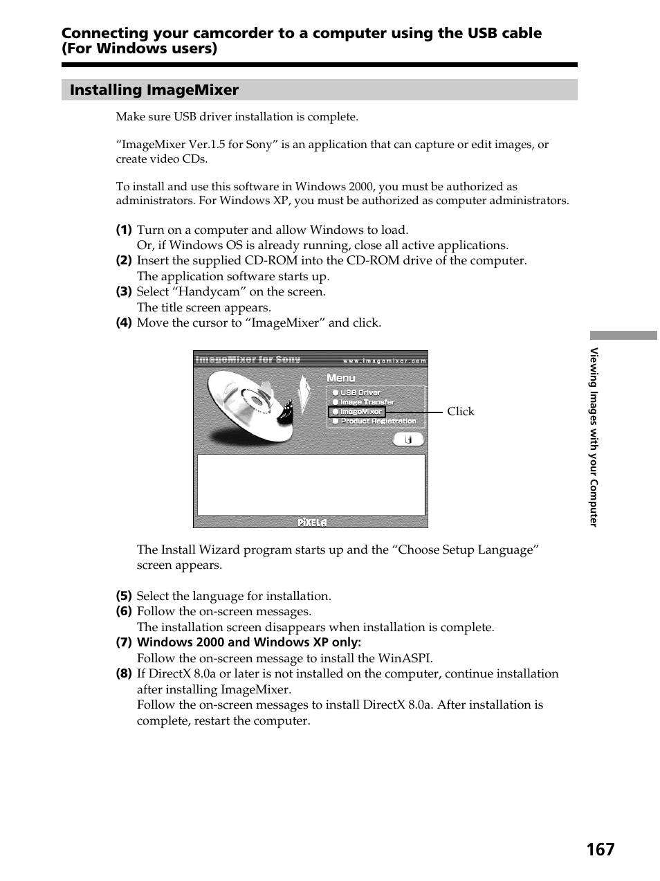 Sony DCR-PC105 User Manual | Page 167 / 240