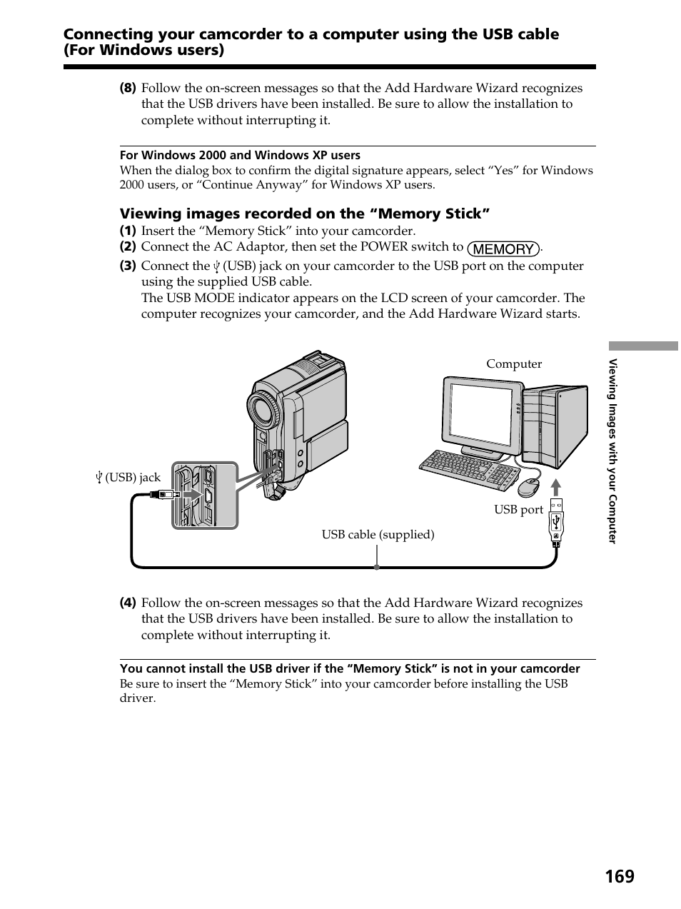 Sony DCR-PC105 User Manual | Page 169 / 240