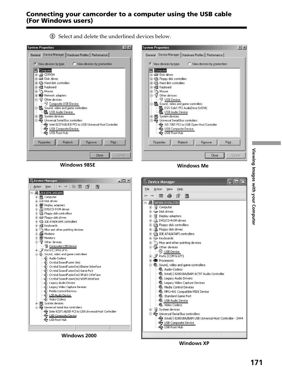 Sony DCR-PC105 User Manual | Page 171 / 240