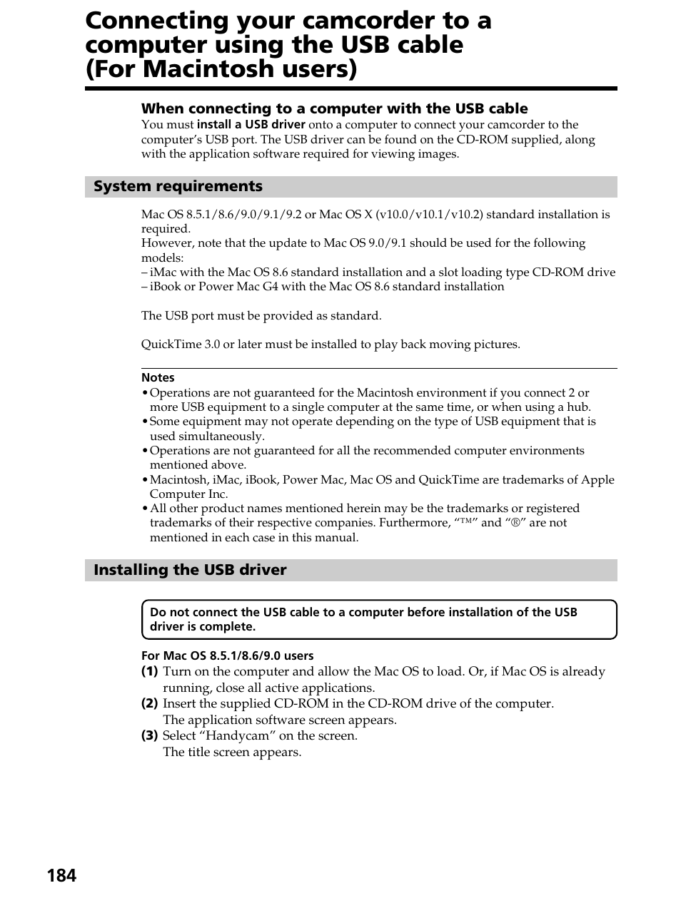 Sony DCR-PC105 User Manual | Page 184 / 240