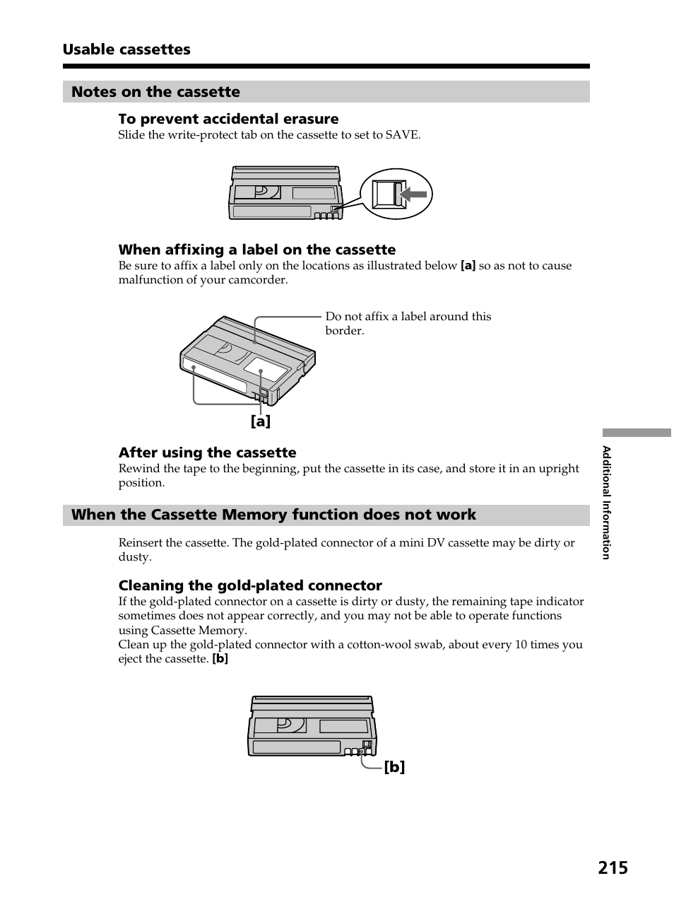 Sony DCR-PC105 User Manual | Page 215 / 240