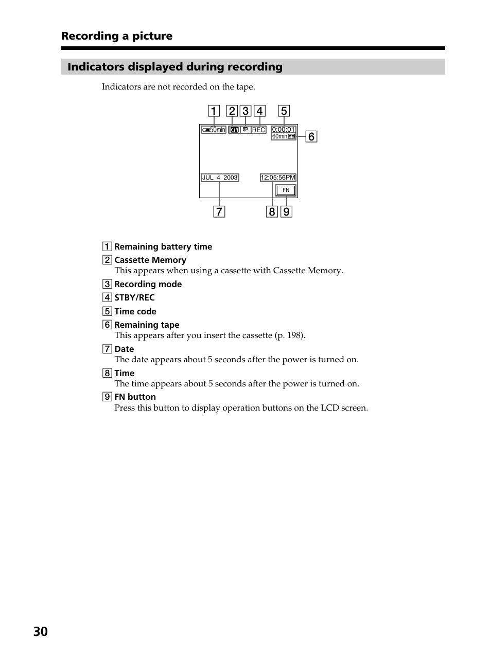 Sony DCR-PC105 User Manual | Page 30 / 240