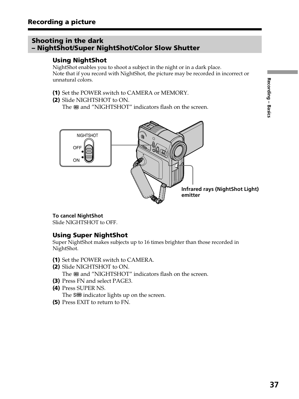 Sony DCR-PC105 User Manual | Page 37 / 240