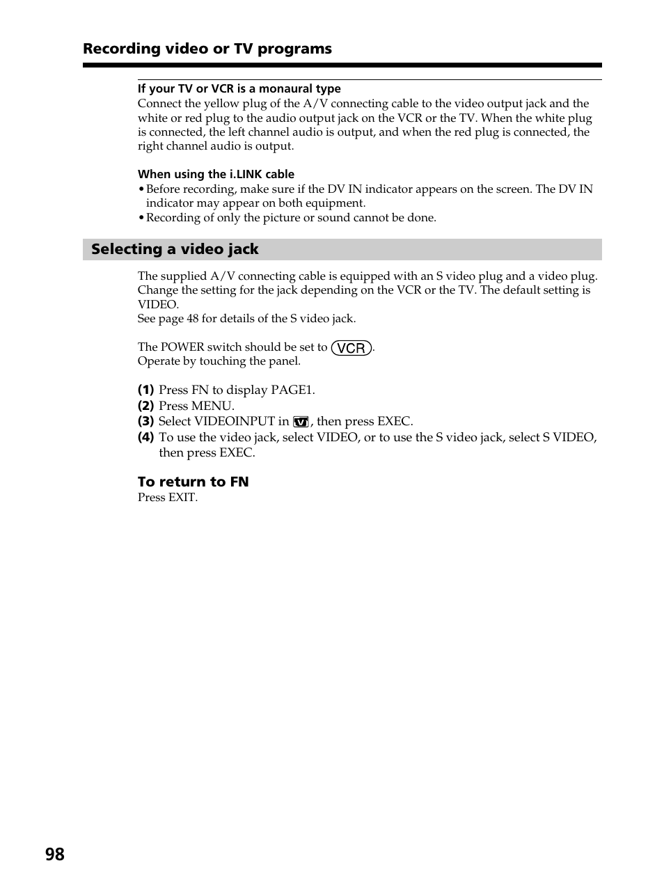 Sony DCR-PC105 User Manual | Page 98 / 240