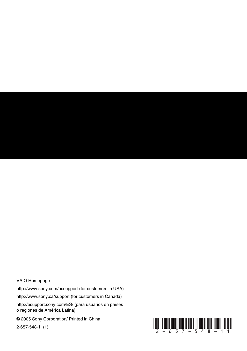 Sony VGN-BX563B User Manual | Page 64 / 64