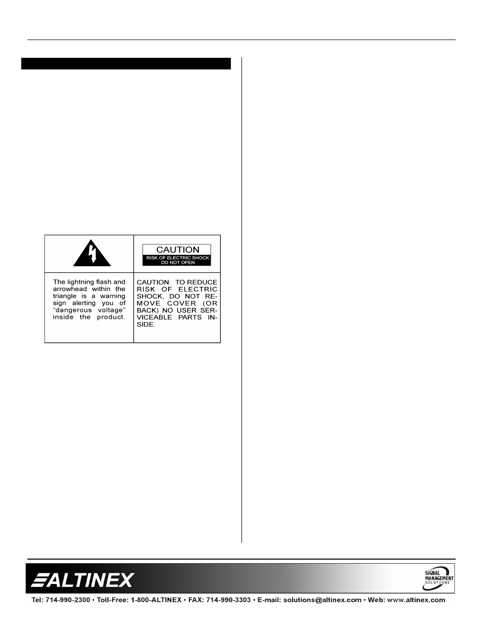 Designer solutions | Altinex Tilt 'N Plug Interconnect Box TNP100-HB User Manual | Page 3 / 12