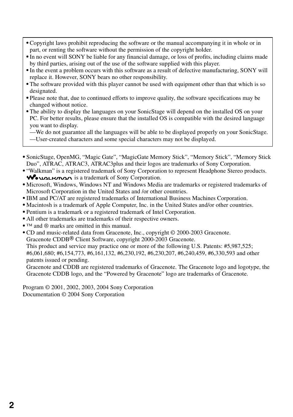Sony VGF-AP1L User Manual | Page 2 / 24
