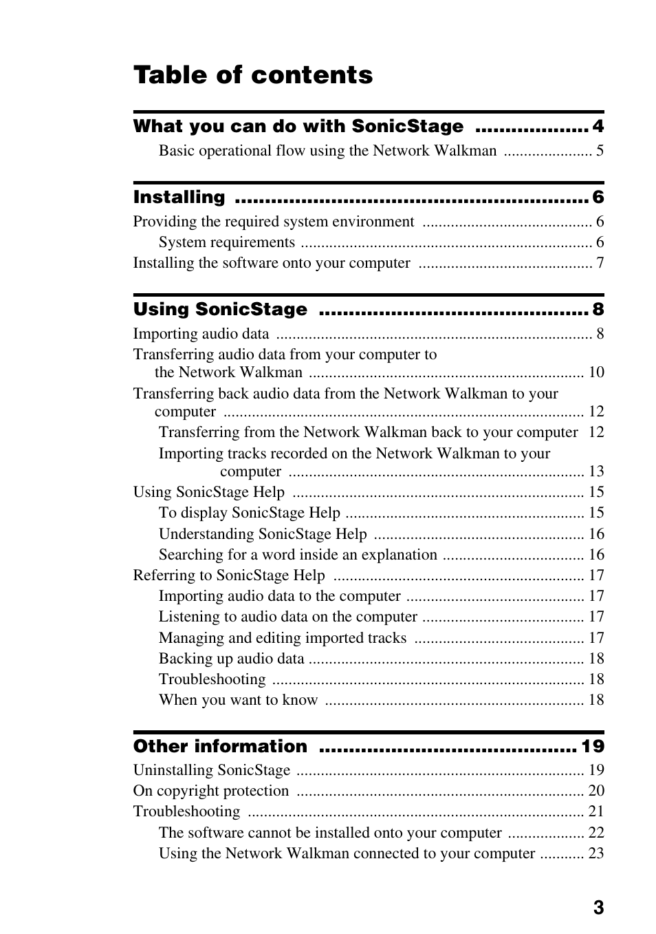Sony VGF-AP1L User Manual | Page 3 / 24