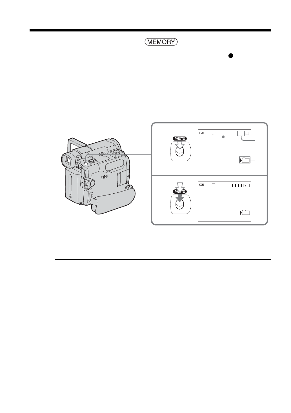 Recording still images on “memory, Stick” – memory photo recording | Sony DCR-TRV33 User Manual | Page 114 / 220
