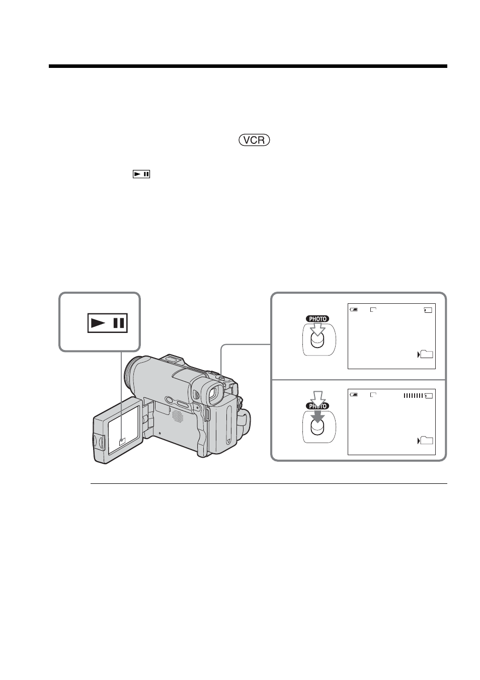 Recording an image from tape as a still image, Recording an image from tape as, A still image | Sony DCR-TRV33 User Manual | Page 118 / 220