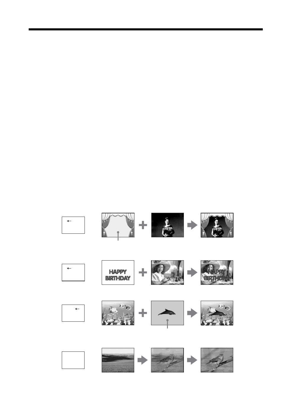 Superimposing a still image in, Memory stick” on an image – memory mix | Sony DCR-TRV33 User Manual | Page 120 / 220