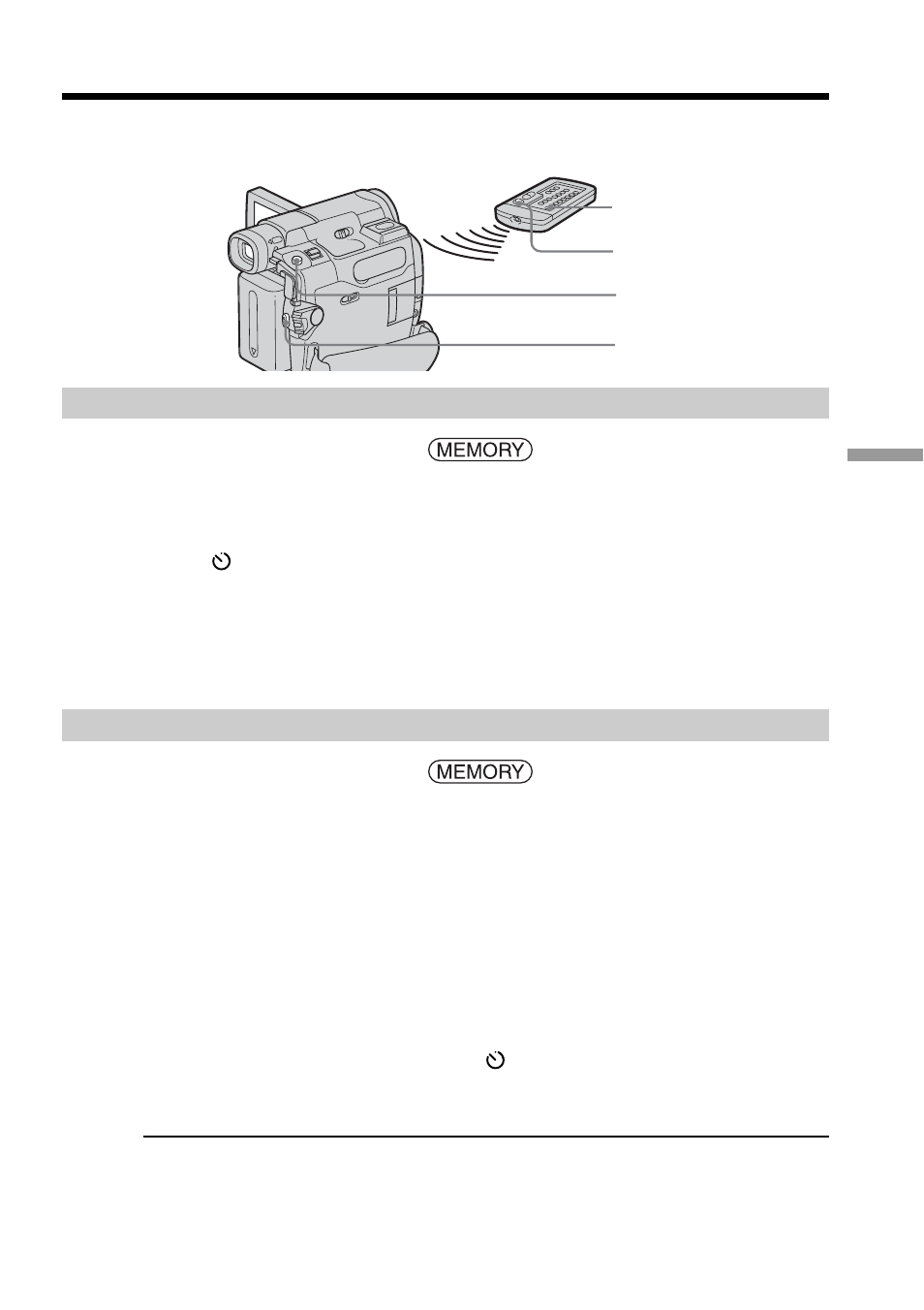 Self-timer recording | Sony DCR-TRV33 User Manual | Page 127 / 220