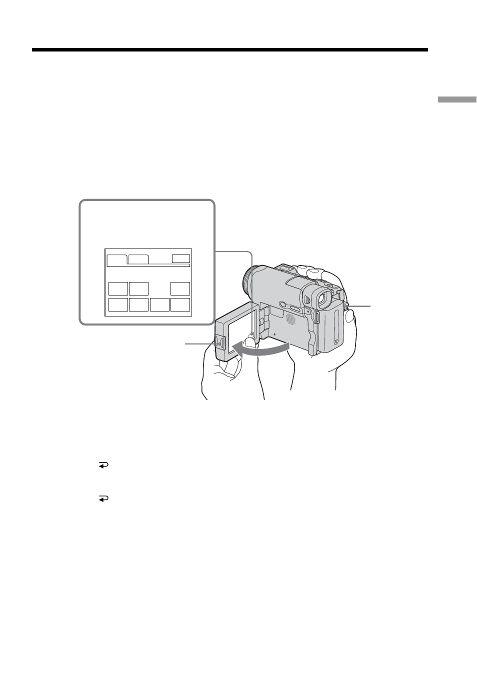 Step 3 using the touch panel | Sony DCR-TRV33 User Manual | Page 23 / 220