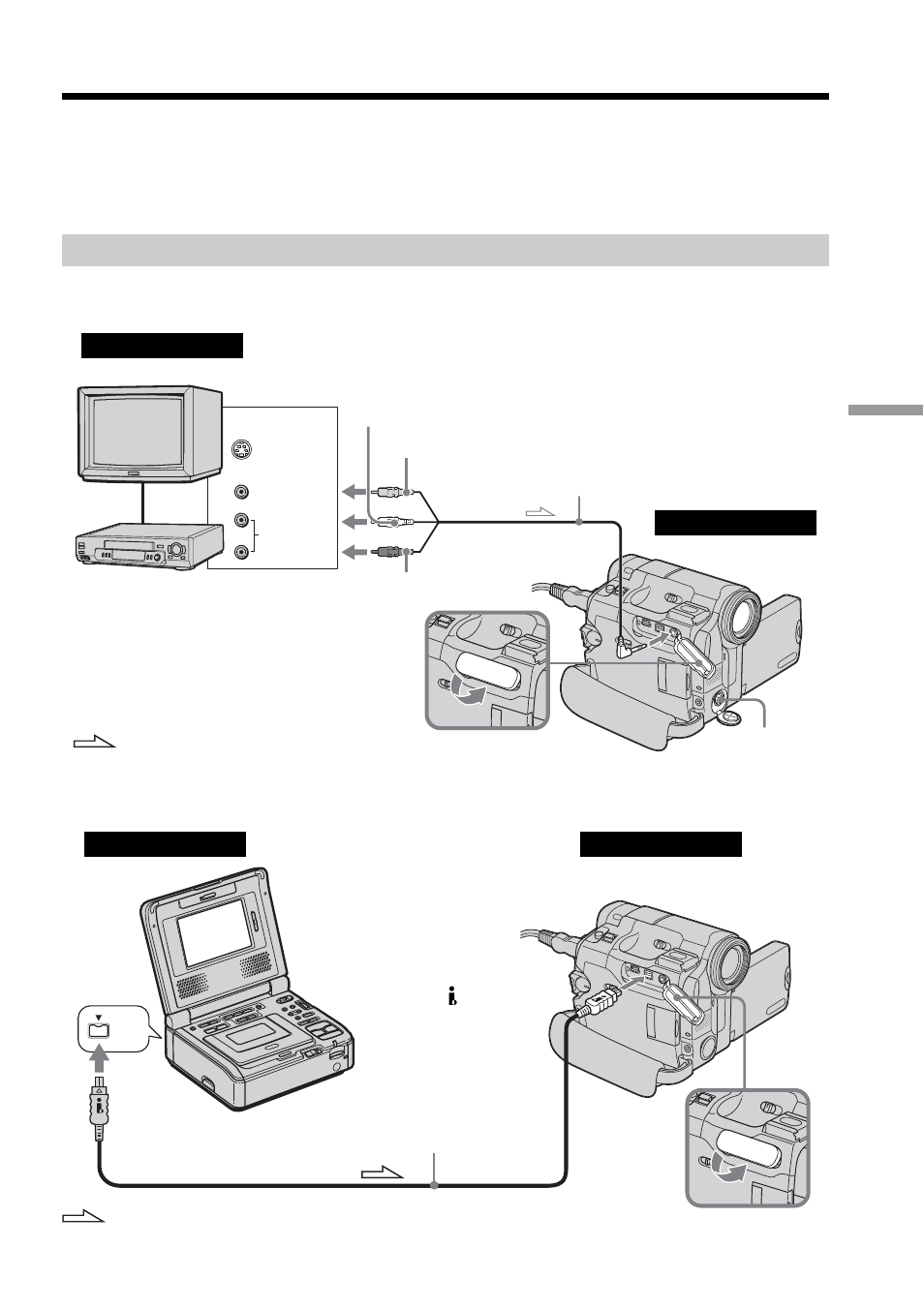 Recording video or tv programs | Sony DCR-TRV33 User Manual | Page 93 / 220