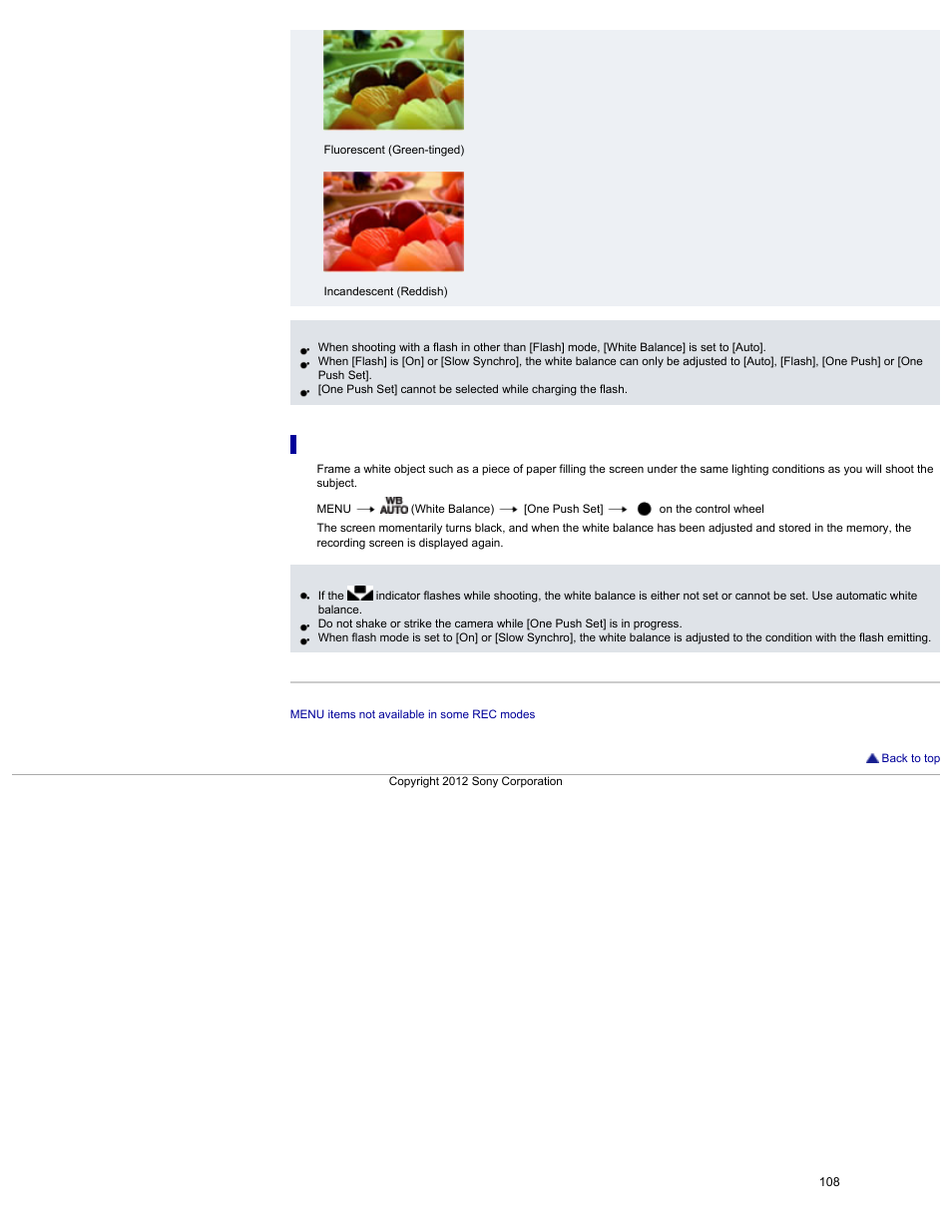 Used in [one push] mode, Details | Sony DSC-HX30V User Manual | Page 117 / 276