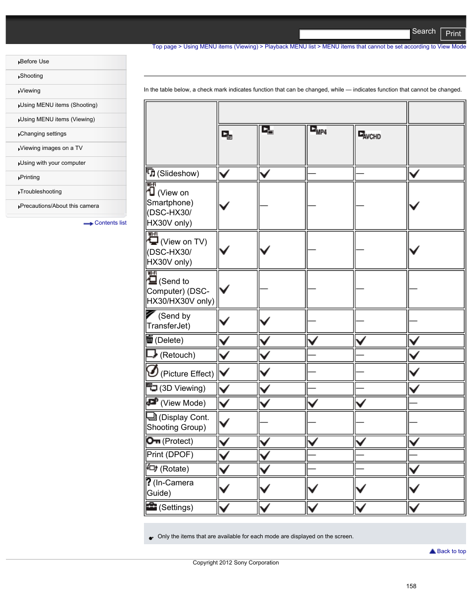 Sony DSC-HX30V User Manual | Page 167 / 276