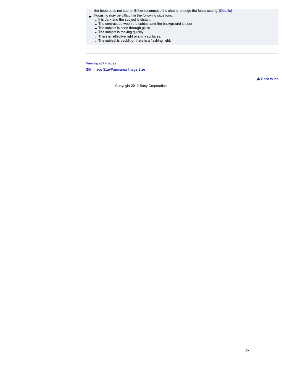 Sony DSC-HX30V User Manual | Page 44 / 276