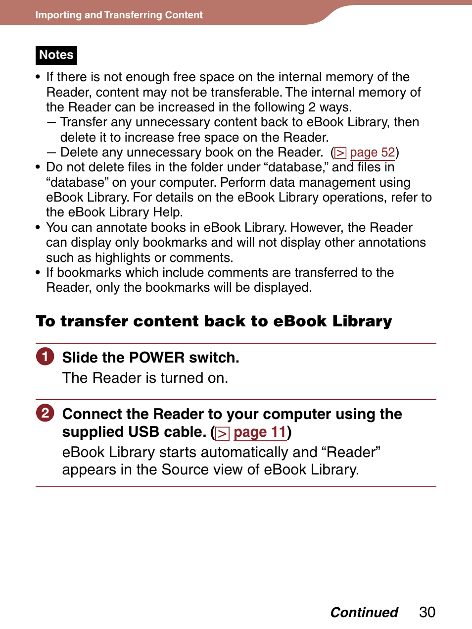 Sony PRS-300LC User Manual | Page 30 / 92