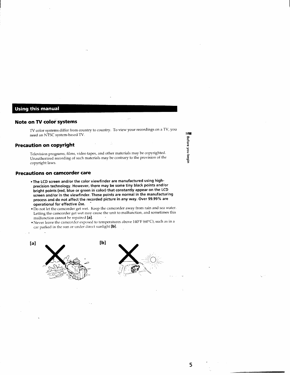 Sony CCD-TR87 User Manual | Page 5 / 77