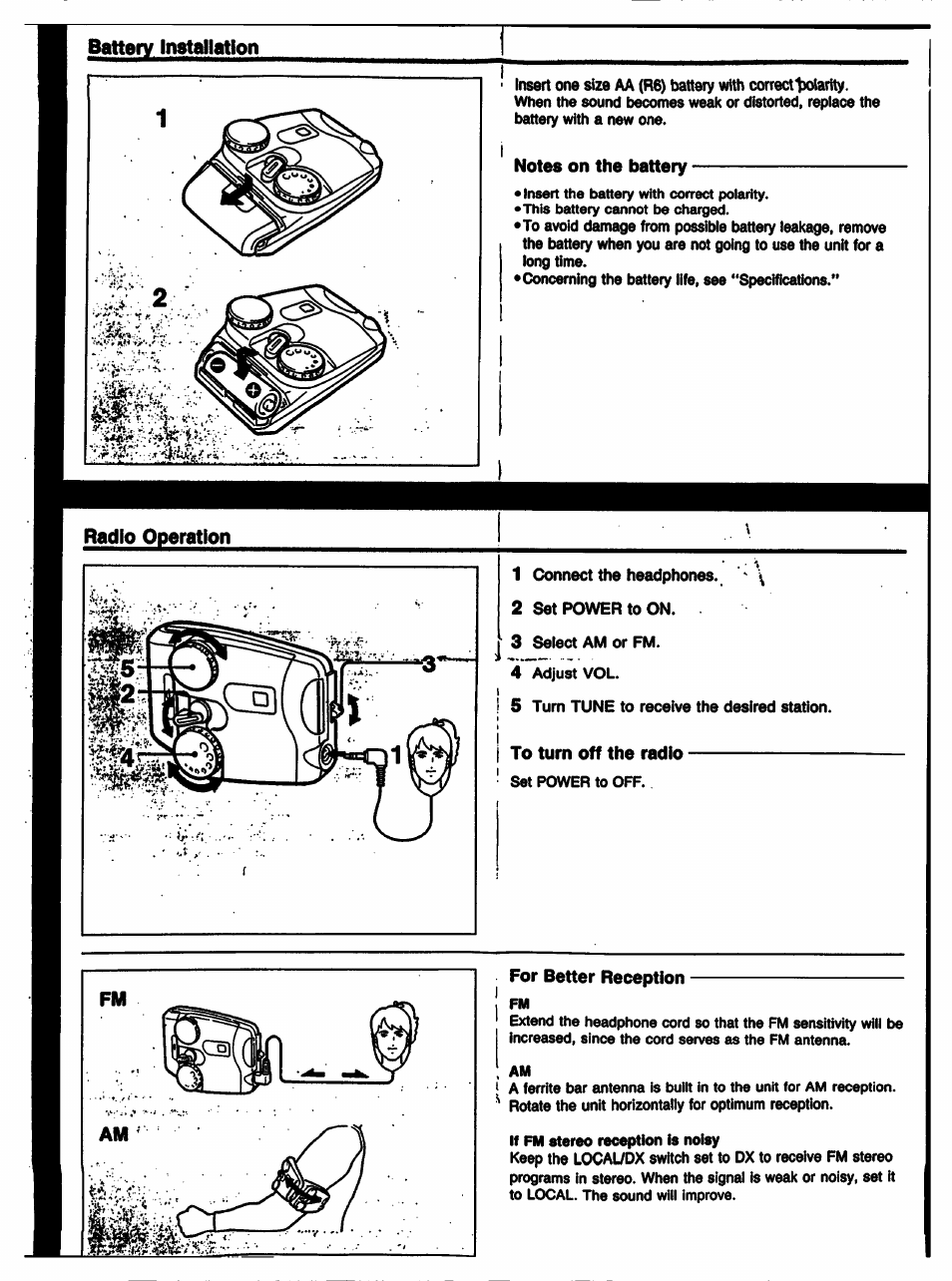 Sony SRF-88 User Manual | Page 5 / 9