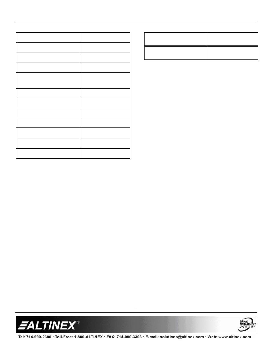 Designer solutions | Altinex Furniture Mount Interconnect Box SP107-101/101C User Manual | Page 5 / 10