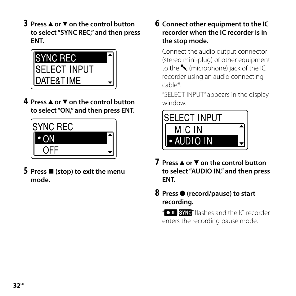 Sony ICD-UX71F User Manual | Page 32 / 112