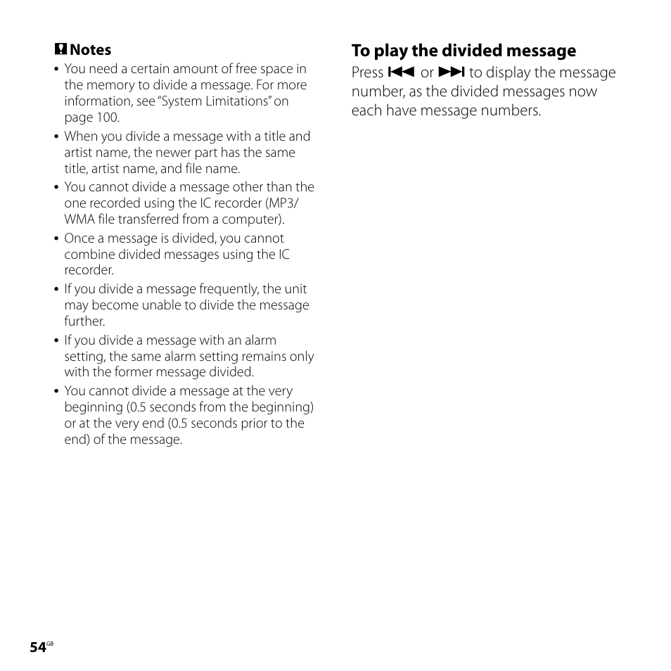 Sony ICD-UX71F User Manual | Page 54 / 112