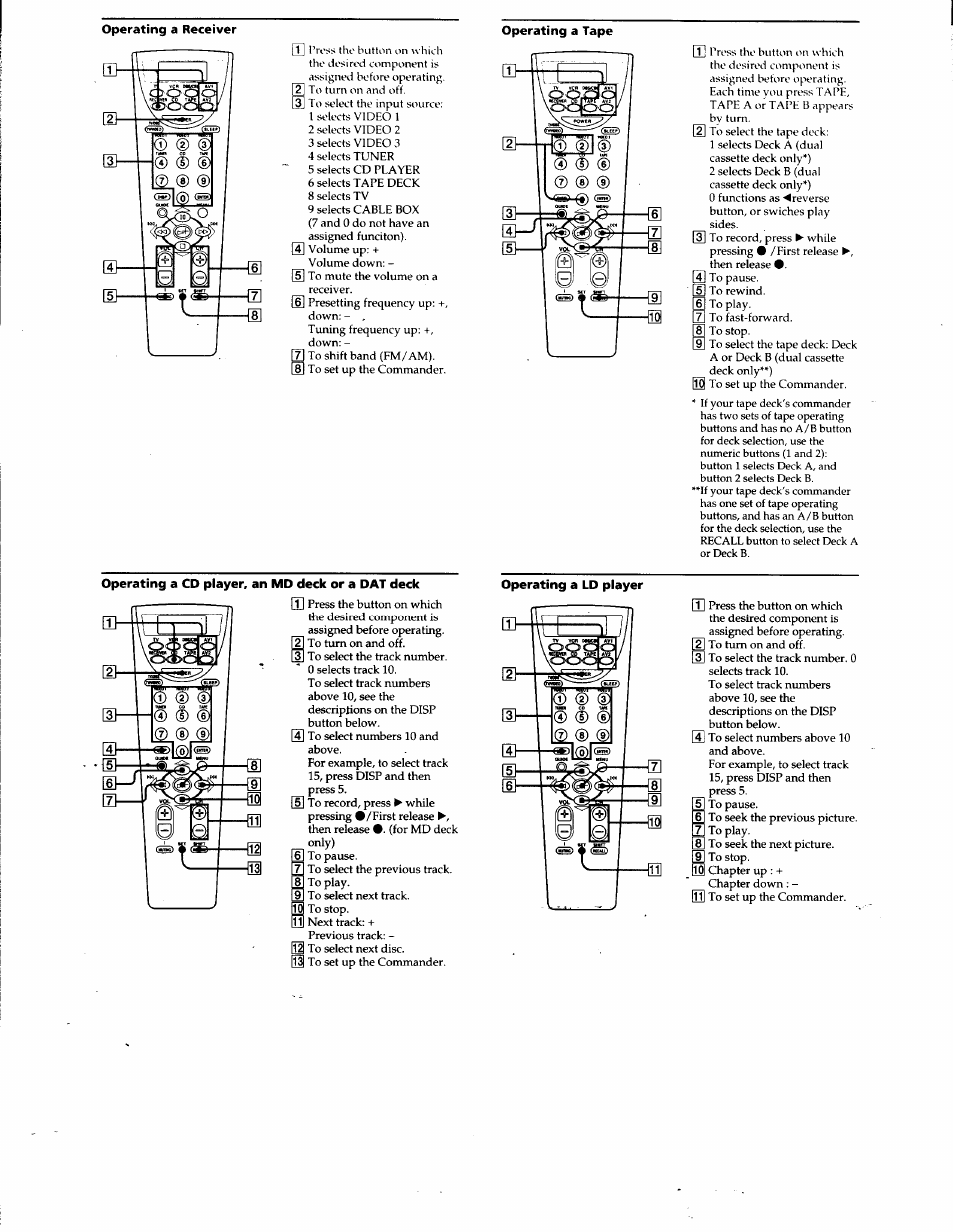 Sony RM-V60 User Manual | Page 5 / 8