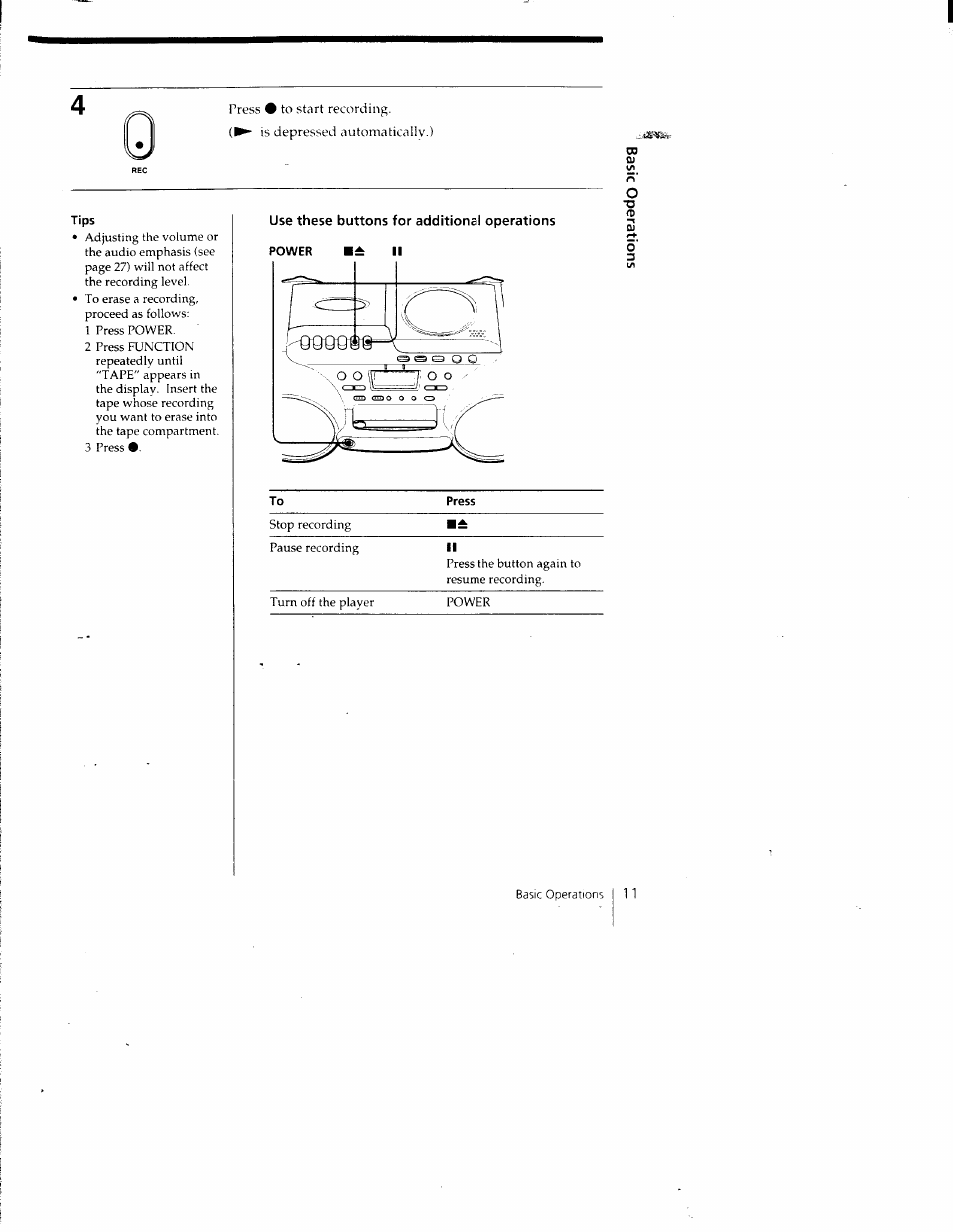 Sony CFD-980 User Manual | Page 11 / 34