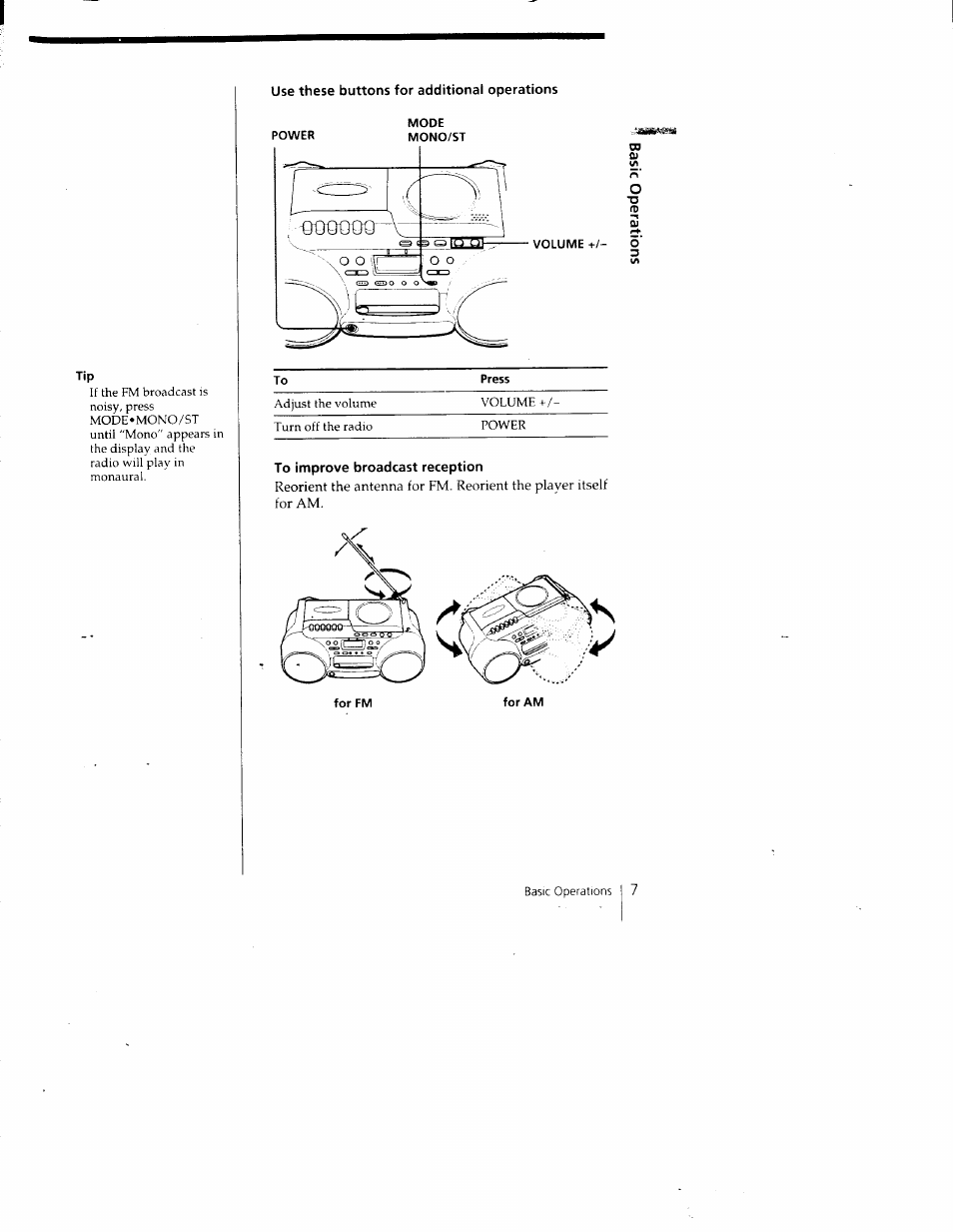 Sony CFD-980 User Manual | Page 7 / 34