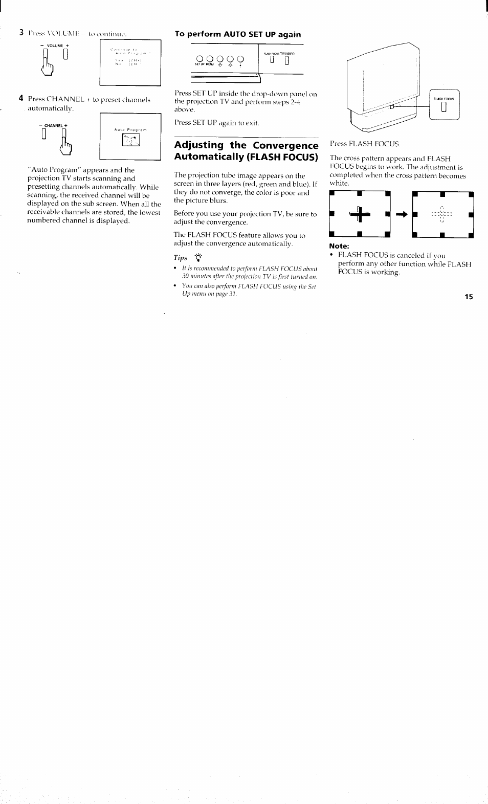 Sony KP 61S70 User Manual | Page 19 / 54