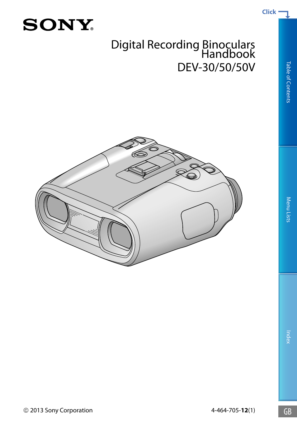 Sony DEV-50V User Manual | 90 pages