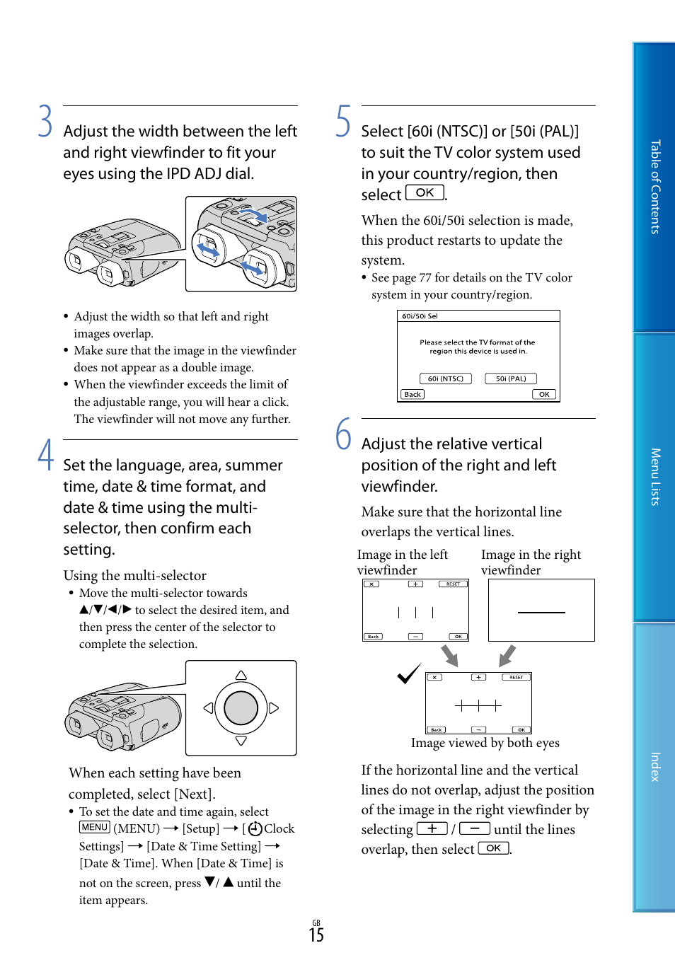 Sony DEV-50V User Manual | Page 15 / 90