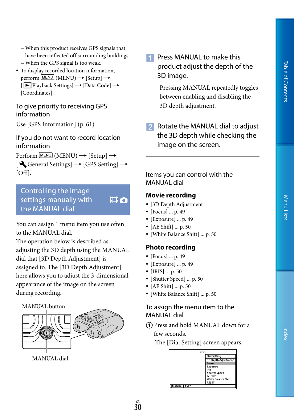 Sony DEV-50V User Manual | Page 30 / 90