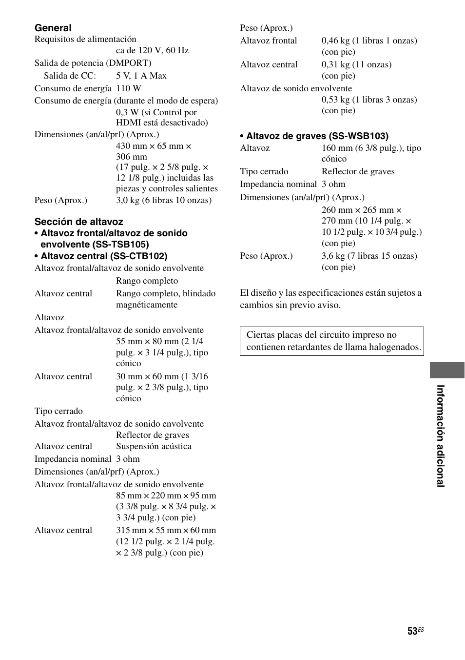 Sony HT-SS380 User Manual | Page 103 / 108