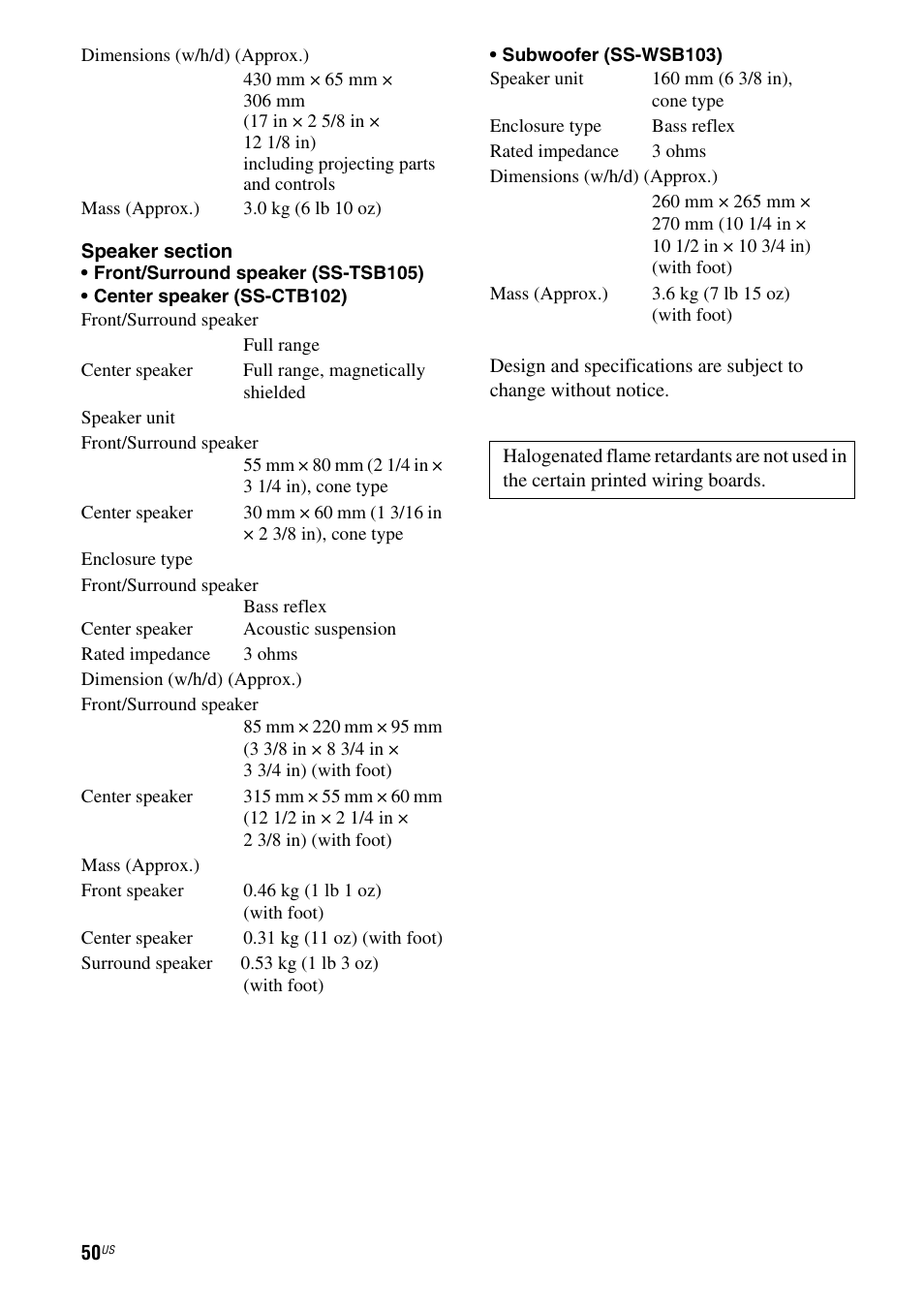 Sony HT-SS380 User Manual | Page 50 / 108