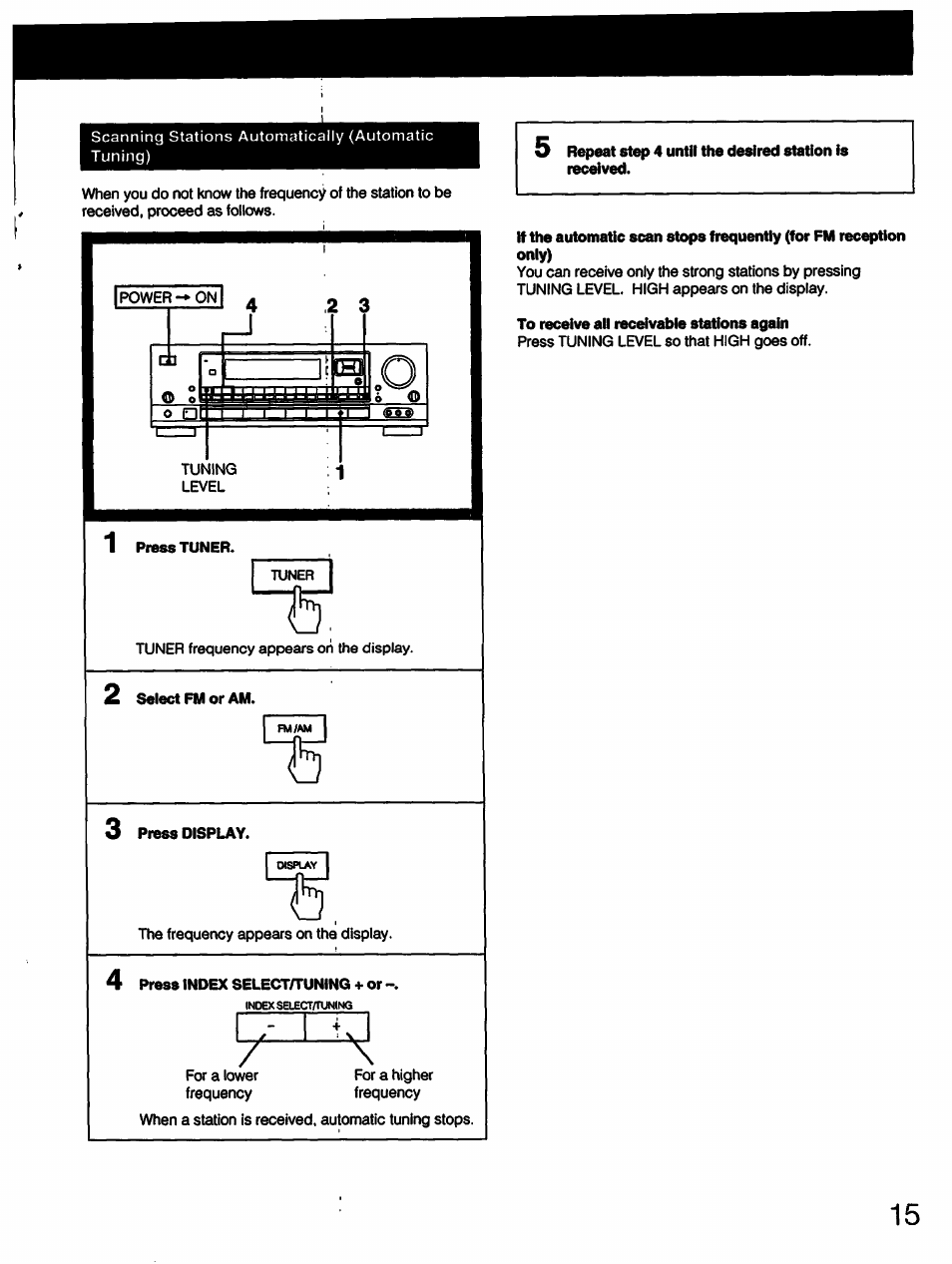 Sony STR-D711 User Manual | Page 15 / 36