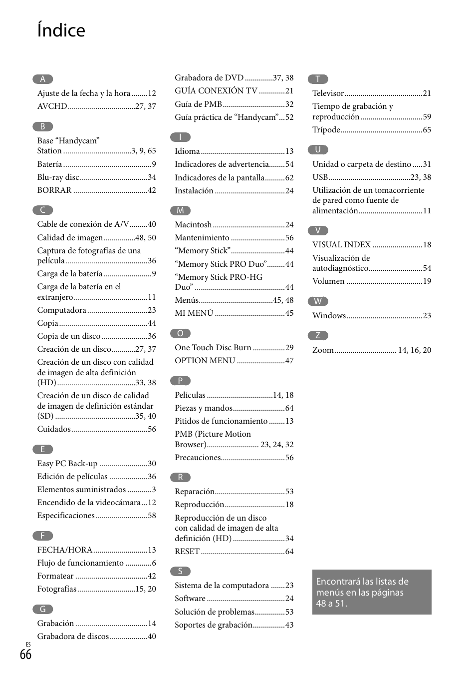 Índice | Sony HDR-TG5V User Manual | Page 132 / 135