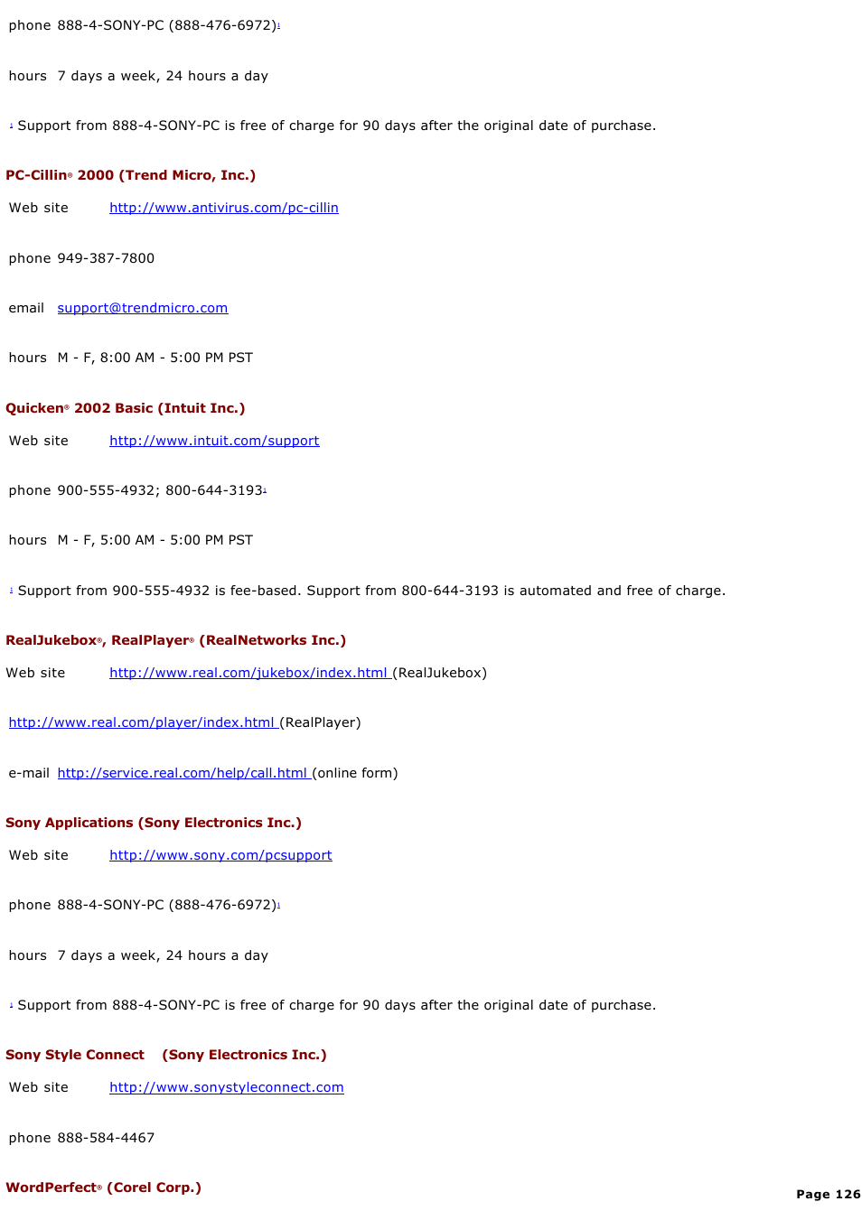 Sony PCV-LX920 User Manual | Page 126 / 140