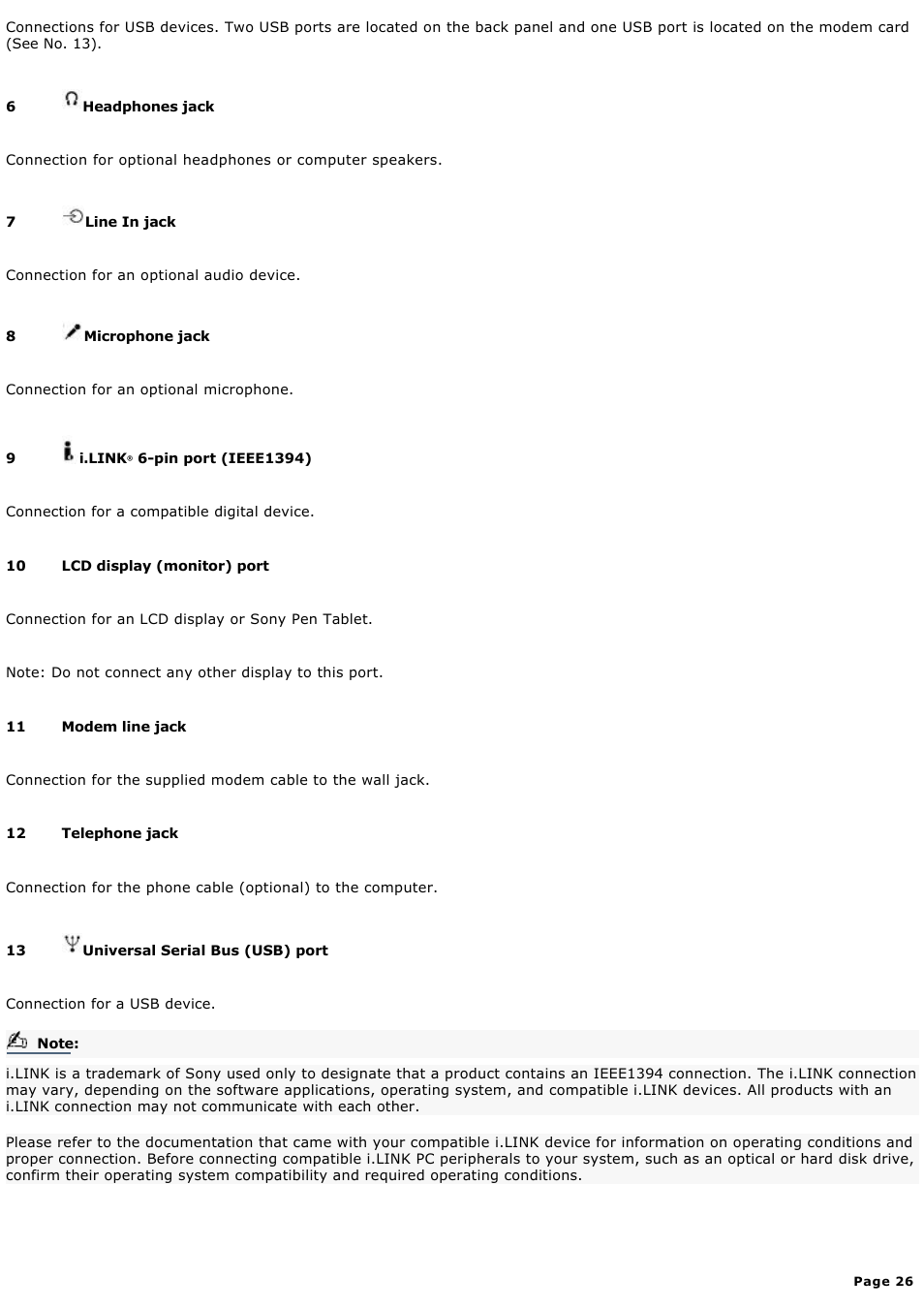 Sony PCV-LX920 User Manual | Page 26 / 140