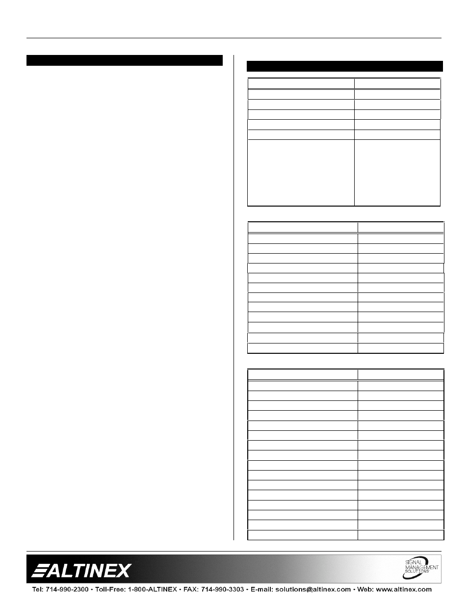 Switchers | Altinex DA1917SX User Manual | Page 4 / 9