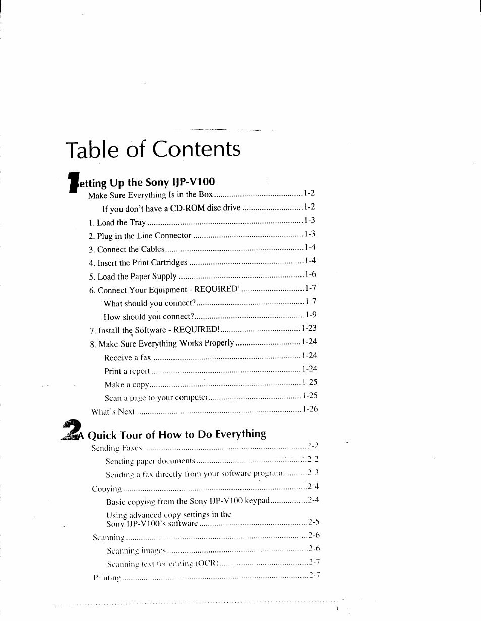 Sony IJP-V100 User Manual | Page 3 / 106