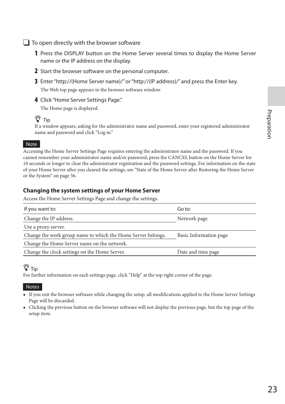 Sony VGF-HS1 User Manual | Page 23 / 104