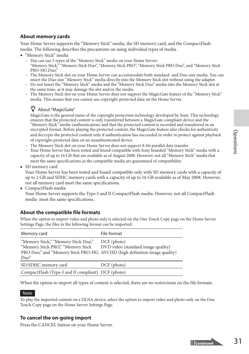 Sony VGF-HS1 User Manual | Page 31 / 104